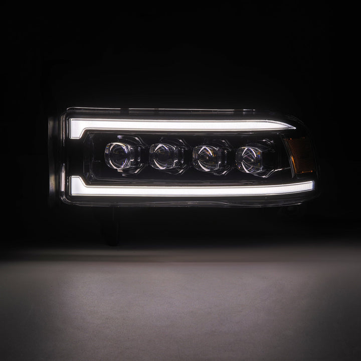 94-01 Dodge Ram 1500/94-02 Ram 2500/3500 NOVA-Series LED Headlights Alpha-Black(ETA late Oct)