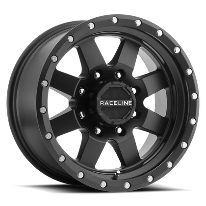 Raceline Wheels 935B Defender Black 16X6.5 6X130 +45mm