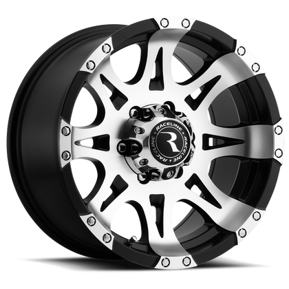 Raceline Wheels 982 Raptor Mirror/Black 17X9 8X6.5 -12mm