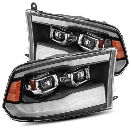 09-18 Ram Truck LUXX-Series LED Projector Headlights Black