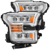 2015-2017 Ford F-150 / 2017-2020 F-150 Raptor NOVA-Series LED Projector Headlights Chrome