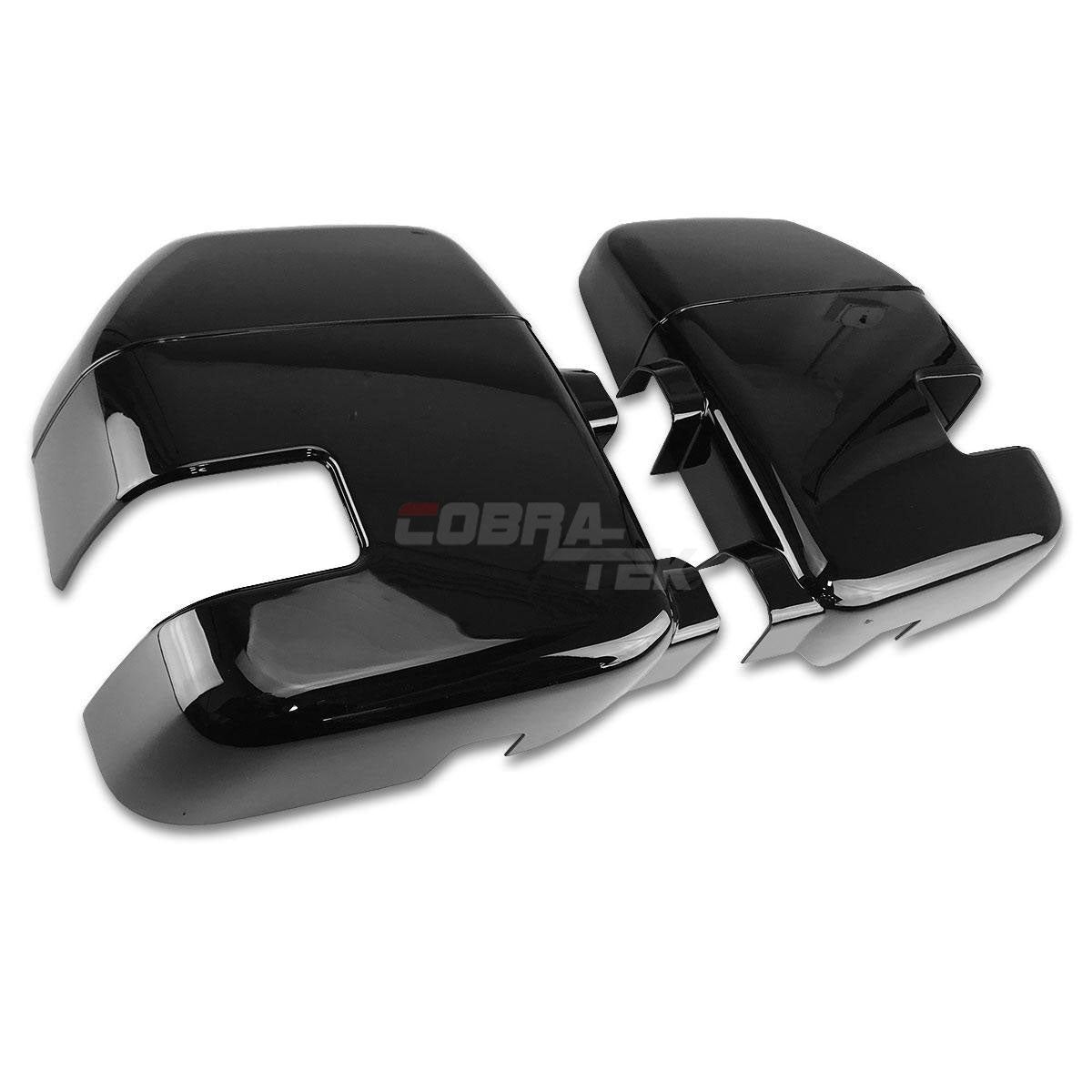 2017-2021 Ford F250 / F350 Superduty - Gloss Black Full Mirror Cover (Full Parts)