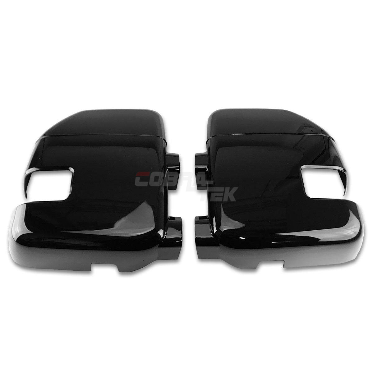 2017-2021 Ford F250 / F350 Superduty - Gloss Black Full Mirror Cover (Full Parts)