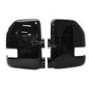2017-2021 Ford F250 / F350 Superduty - Gloss Black Full Mirror Cover (Full Parts)