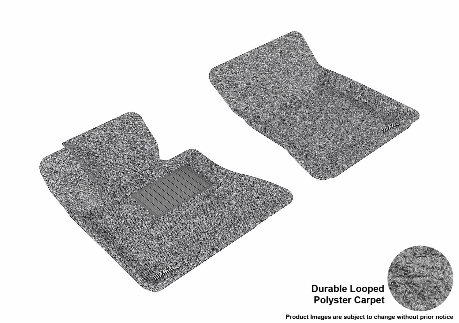 All Weather For 2004-2010 BMW X3 Floor Mat Set Gray Front Classic