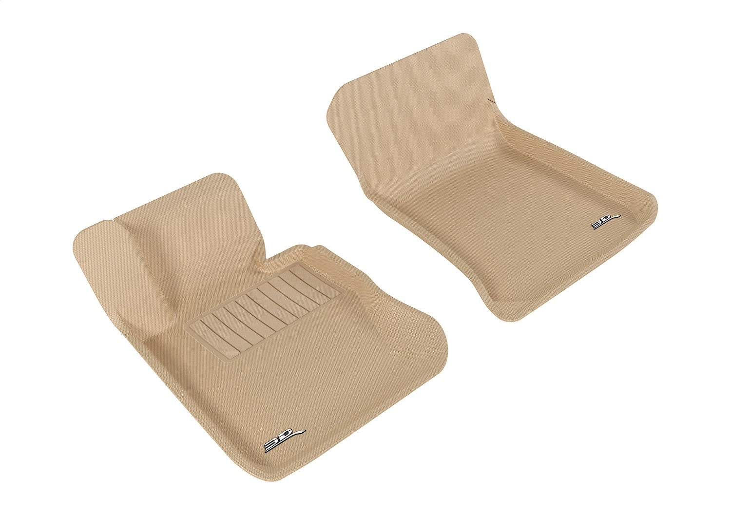 All Weather For 2013-2015 BMW X1 Floor Mat Set Tan Front Kagu