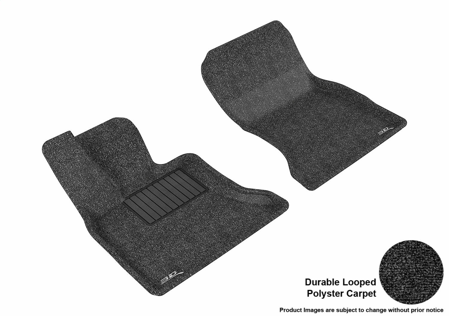 For 2010-2016 BMW 535i GT 550i GT Classic Black All Weather Floor Mat Set