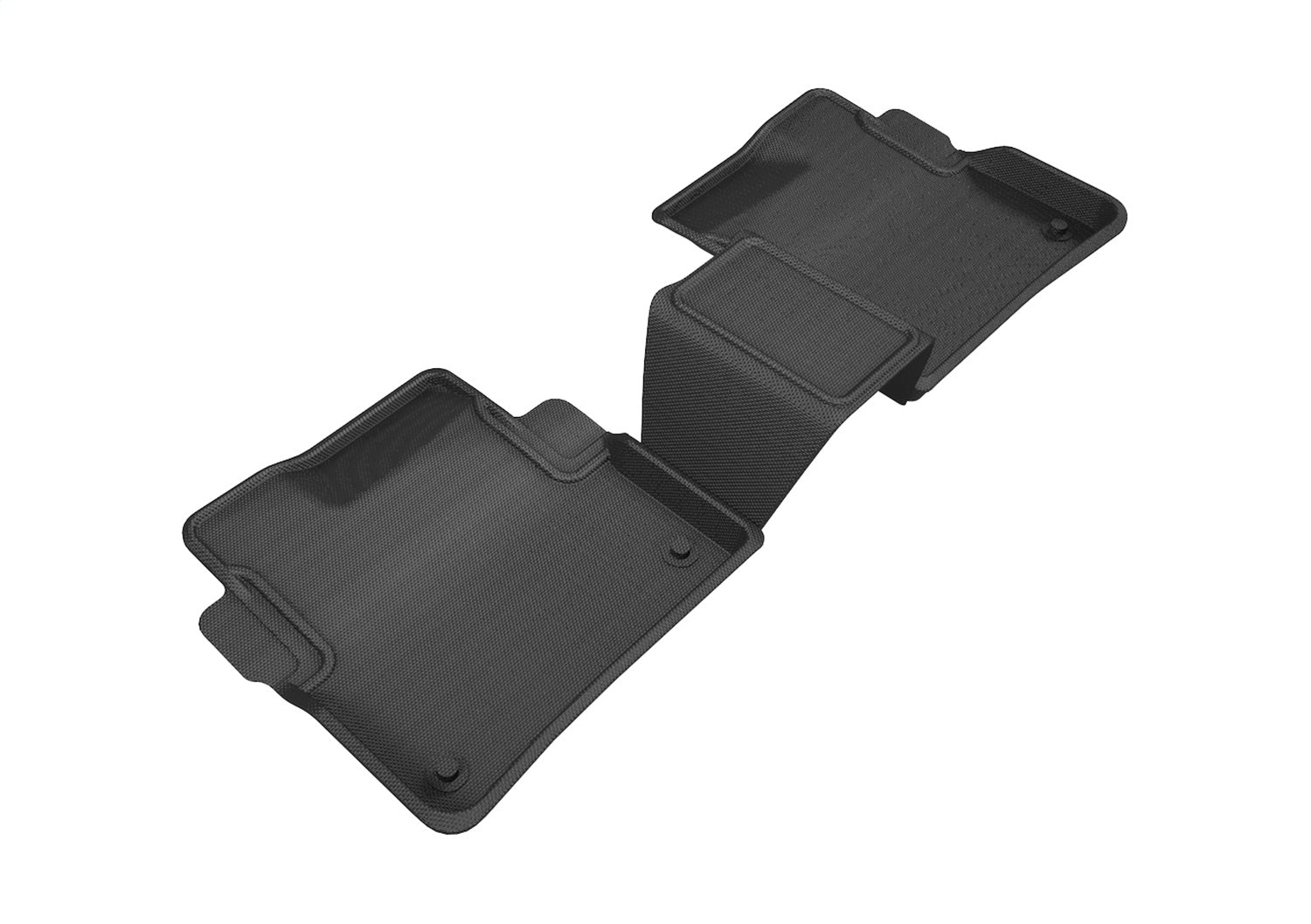 For 16-20 Cadillac CT6 Kagu Black All Weather Floor Mat Set