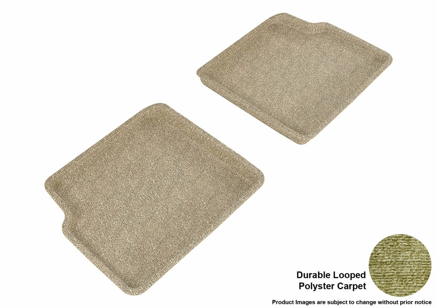 All Weather CLASSIC Floor Mat For 2006-2011 Chevrolet HHR Tan Rear Classic