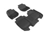All Weather Floor Mat Set For HONDA HR-V 2016-2020 KAGU BLACK R1 R2