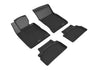 All Weather For 2012-2016 Hyundai Genesis Coupe Floor Mat Set Black Kagu