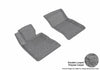 For 2012-2016 Hyundai Genesis Coupe Gray Carpet Front All Weather Floor Mat Set