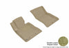 For 2012-2016 Hyundai Genesis Coupe Tan Carpet Front All Weather Floor Mat Set