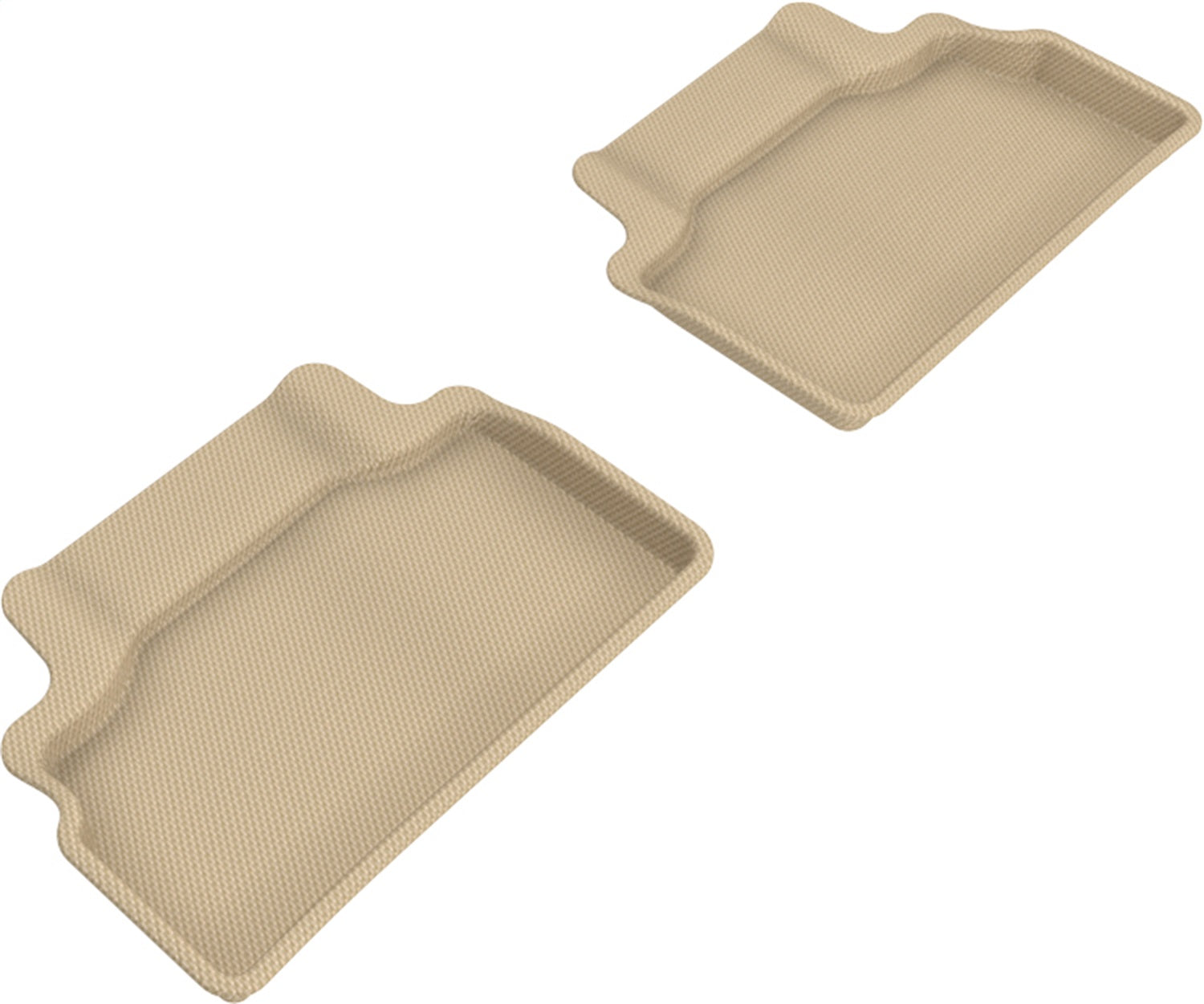 All Weather For 2012-2016 Hyundai Genesis Coupe Floor Mat Set Tan Rear Kagu