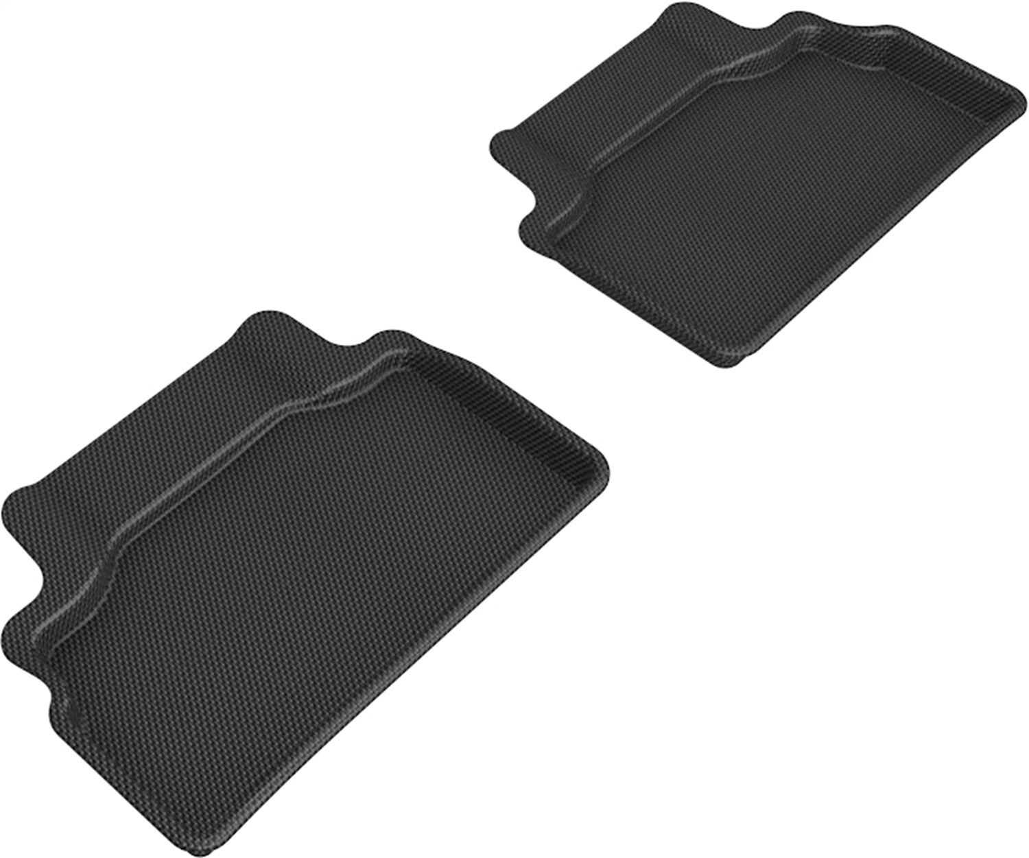 All Weather For 2012-2016 Hyundai Genesis Coupe Floor Mat Set Black Rear Kagu