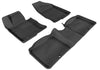 All Weather KAGU Floor Mat For 2012-2017 Hyundai Azera Black  Kagu