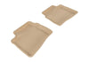 For 2007-2010 Hyundai Elantra Kagu Tan All Weather Rear Floor Mat Set