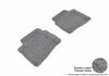For 2007-2010 Hyundai Elantra Gray Carpet Rear All Weather Floor Mat Set