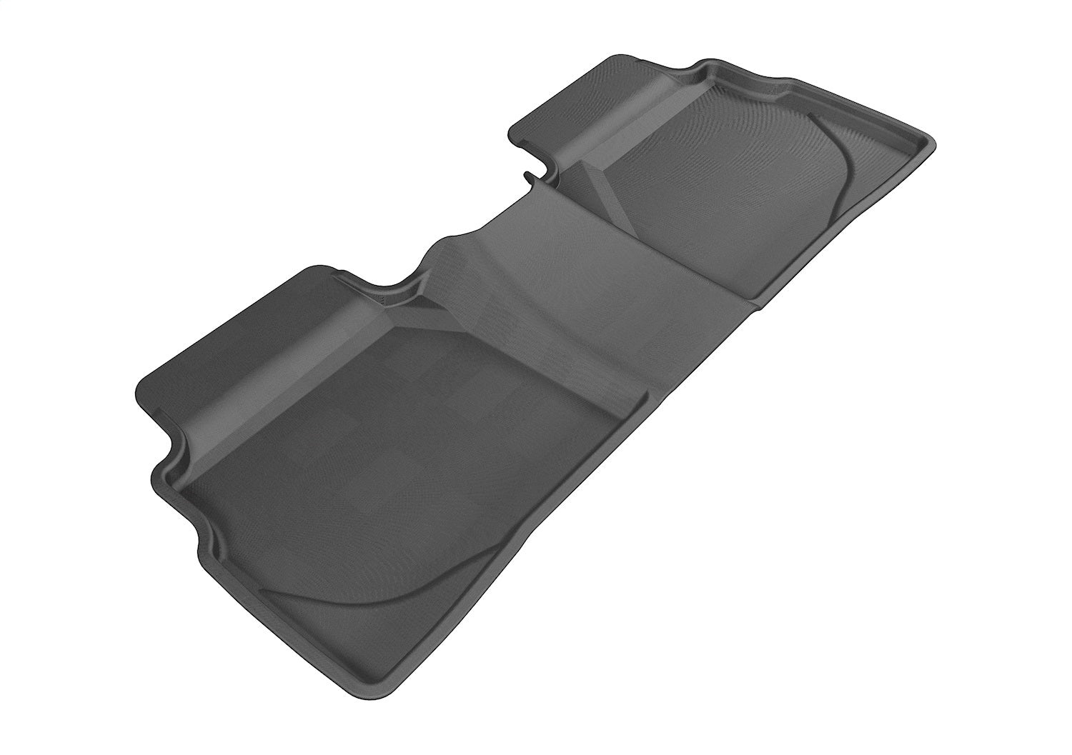 For 2011-2015 Hyundai Sonata Kagu Black All Weather Rear Floor Mat