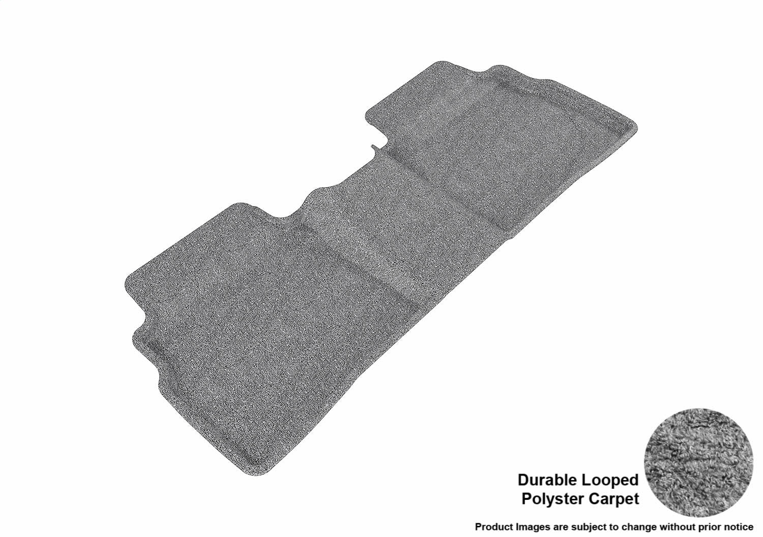 For 2011-2014 Hyundai Sonata Classic Gray Rear All Weather Floor Mat