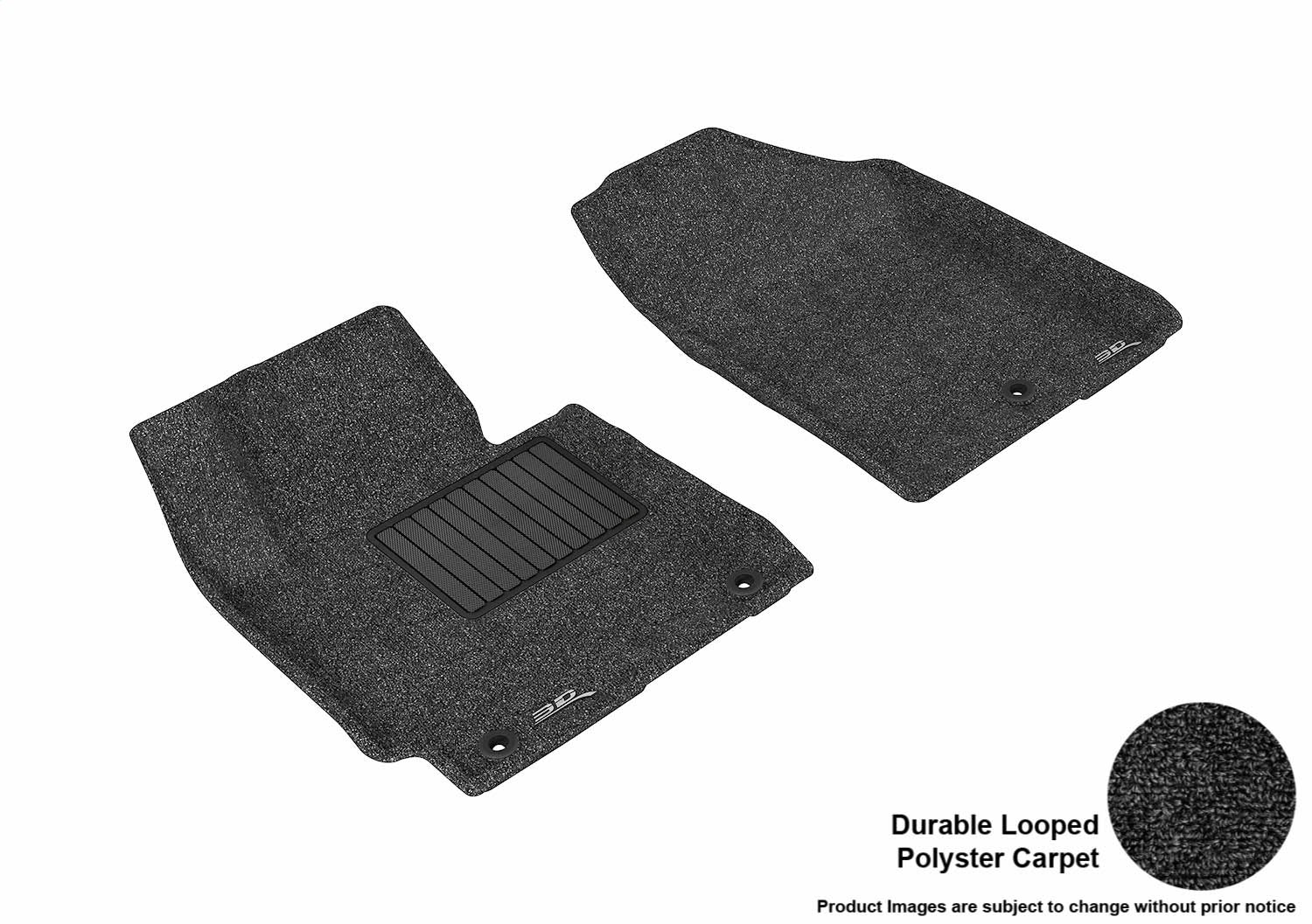 For 2014-2016 Hyundai Elantra R1 Classic Carpet Black All Weather Floor Mat
