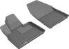 For 2019-2019 Hyundai Santa Fe Santa Fe XL Kagu Gray All Weather Floor Mat Set