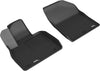For 2020-2020 Hyundai Palisade Front Kagu Black All Weather Floor Mat 2pc.