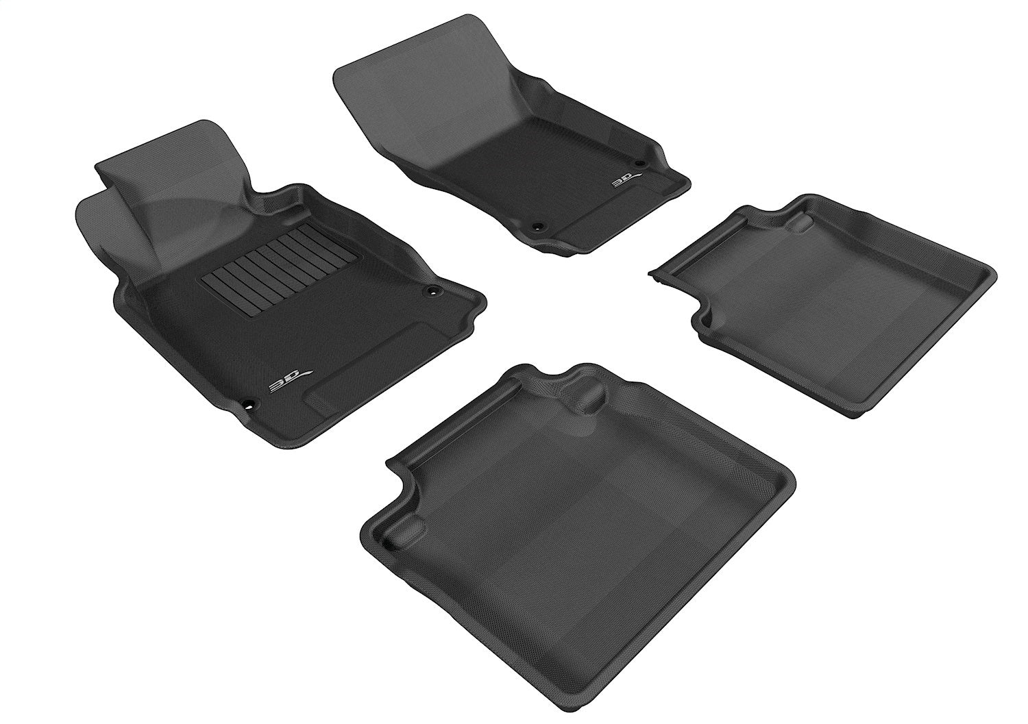 All Weather For 2011-2019 Infiniti M37 Q70 Floor Mat Set Black Kagu