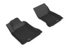 All Weather For 2017-2019 Infiniti QX30 Floor Mat Set Black Front Kagu