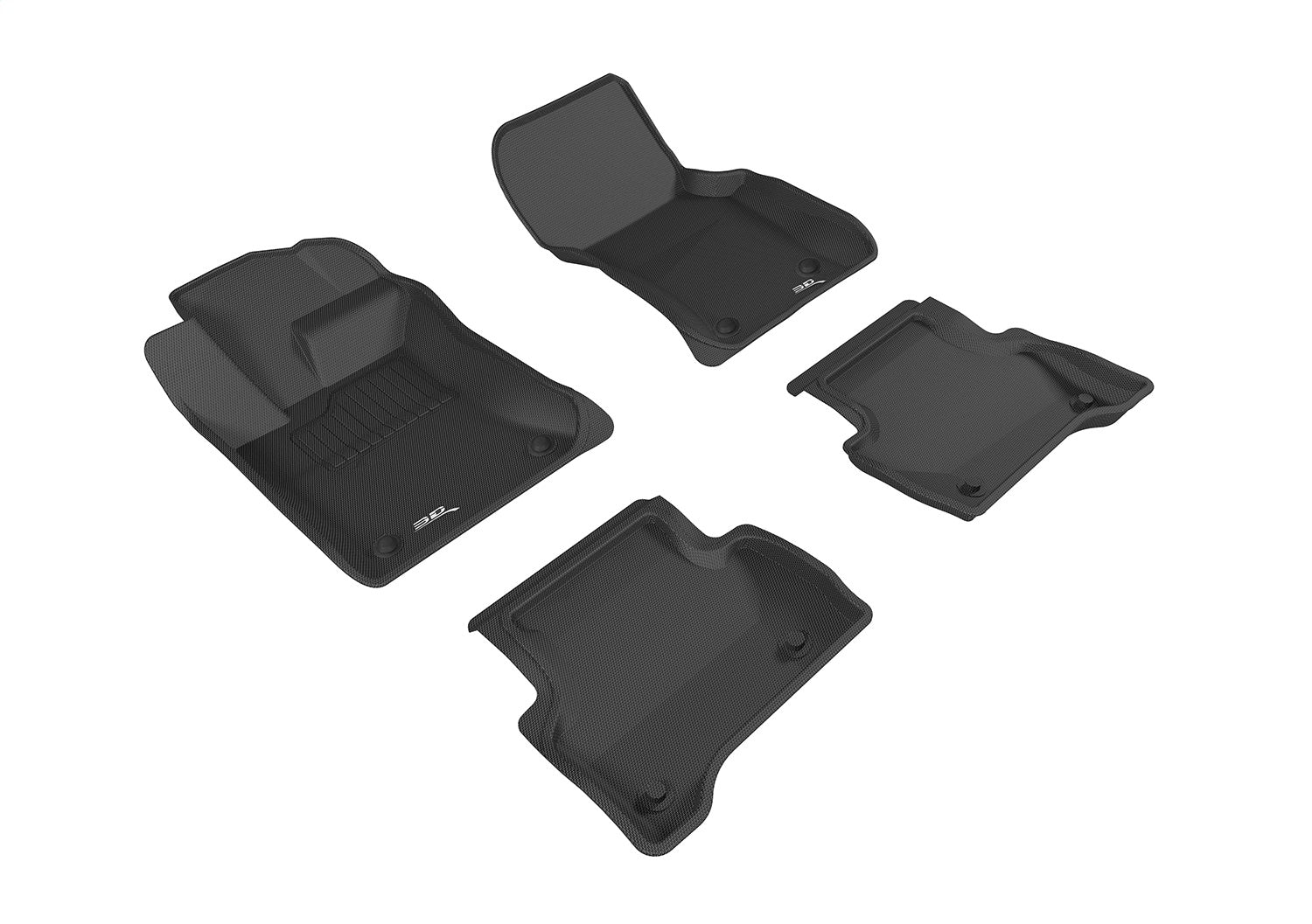 All Weather For 2017-2020 Jaguar XE Floor Mat Set Black Kagu