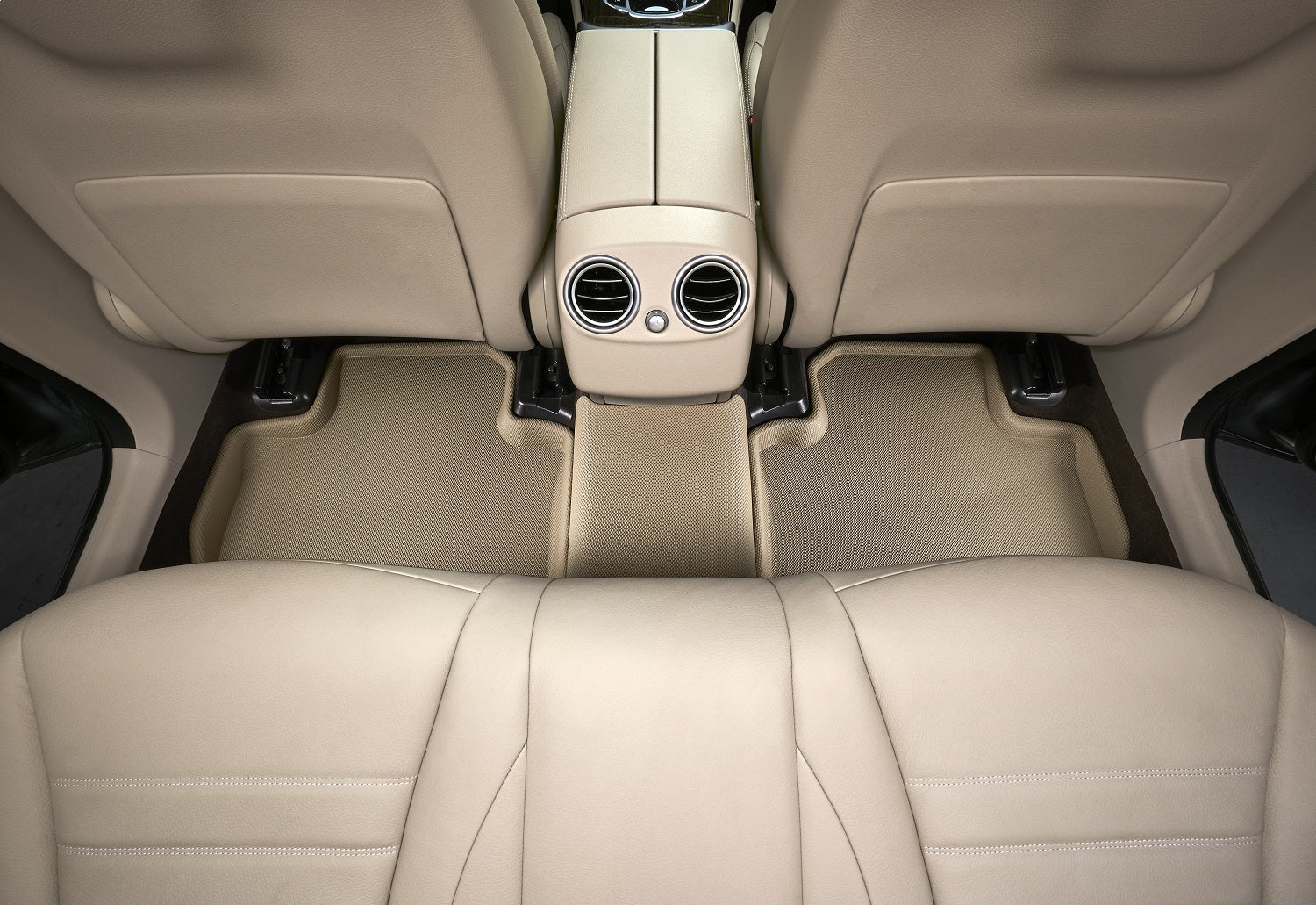 All Weather Floor Mat For GENESIS G80 2017-2020 KAGU TAN R2