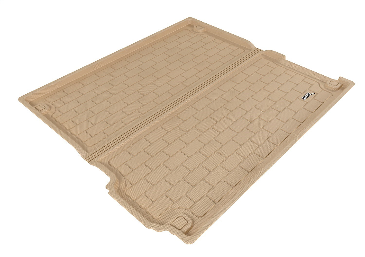 For 2014-2017 BMW X5 Cargo Liner KAGU Carbon Pattern Tan All Weather Floor Mat
