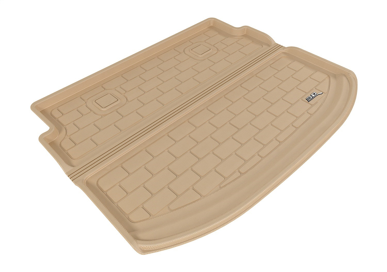 For 2013-2017 FORD C-MAX Cargo Liner Carbon Pattern Tan All Weather Floor Mat