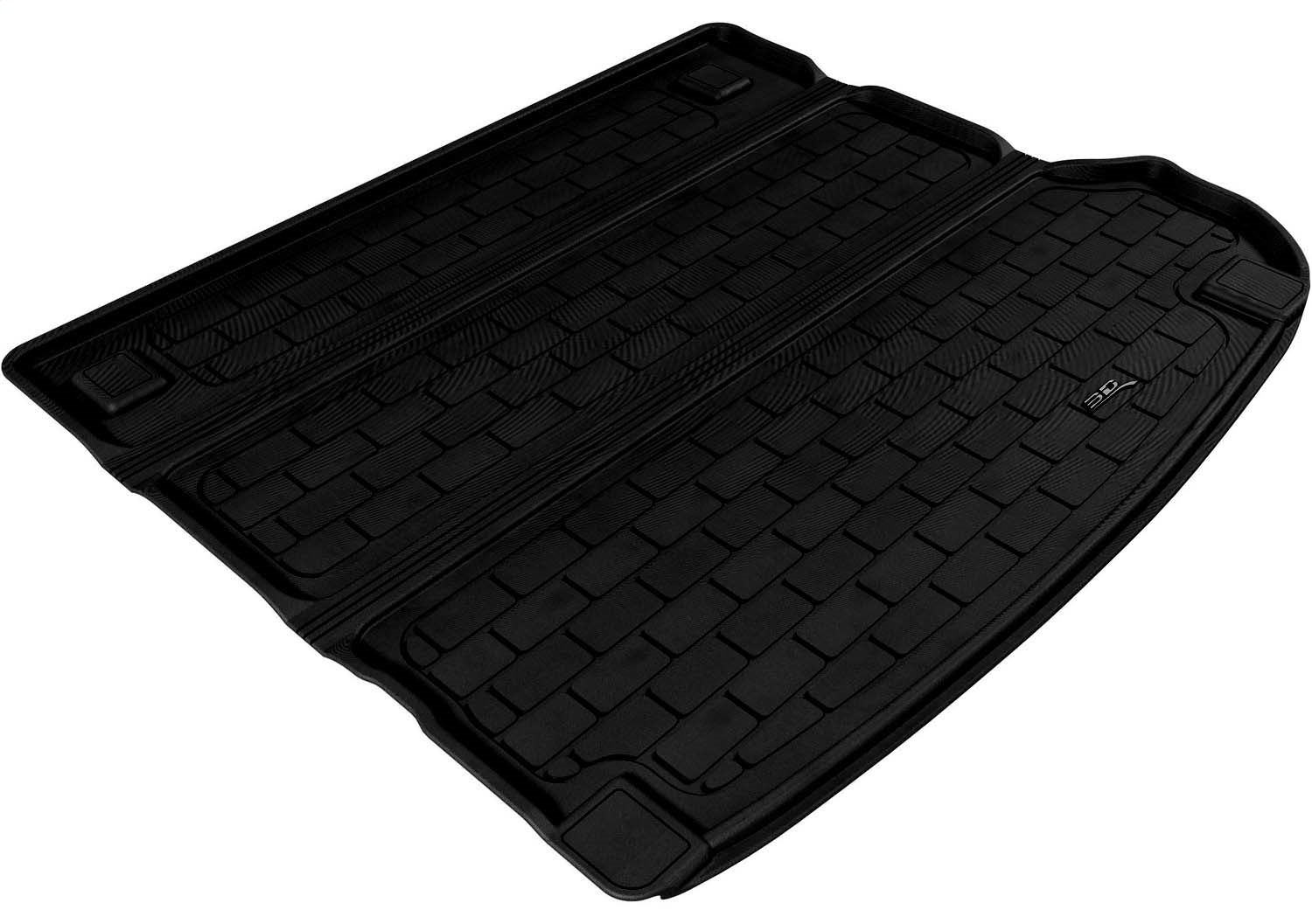 All Weather For 2007-2012 Hyundai Santa Fe Cargo Area Liner Black Rubber
