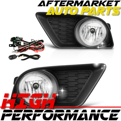 For 2011-2014 Dodge Charger Fog Light(Wiring Kit Included) Clear