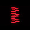 02-06 Dodge Ram 1500/03-06 Dodge Ram 2500/3500 Truck LUXX-Series LED Tail Lights Black-Red