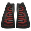 03-09 Toyota 4Runner LUXX-Series LED Tail Lights Black Red