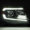 05-11 Toyota Tacoma PRO-Series Halogen Projector Headlights Alpha-Black(ETA late Oct)