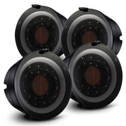 05-13 Chevrolet Corvette PRO-Series LED Tail Lights Jet Black(ETA late Oct)