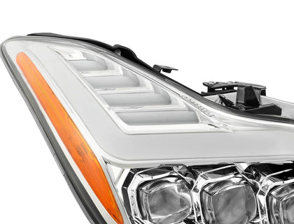 08-13 Infiniti G37/14-15 Q60 Coupe MK II NOVA-Series LED Projector Headlights Chrome