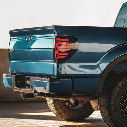 09-14 Ford F150 LUXX-Series LED Tail Lights Black