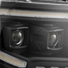 09-14 Ford F150 MKII LUXX-Series LED Projector Headlights Black(ETA late Sep)