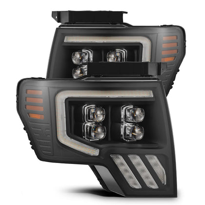 09-14 Ford F150 MKII NOVA-Series LED Projector Headlights Black