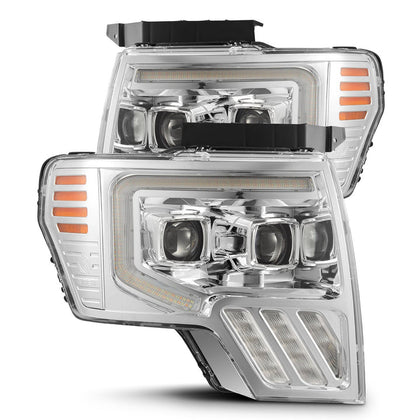 09-14 Ford F150 MKII PRO-Series Halogen Projector Headlights Chrome(ETA late Sep)