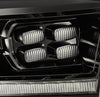 09-18 Ram Truck LUXX-Series (5th Gen 2500 Style) LED Projector Headlights Alpha-Black