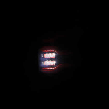 09-18 Ram Truck LUXX-Series LED Tail Lights Black-Red