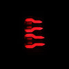 09-18 Ram Truck LUXX-Series LED Tail Lights Black-Red