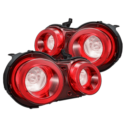 09-25 Nissan GT-R NOVA-Series Prismatic LED Tail Lights Red Clear