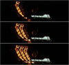 10-12 Ford Mustang LUXX-Series LED Projector Headlights Alpha-Black