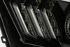 10-12 Ford Mustang LUXX-Series LED Projector Headlights Alpha-Black